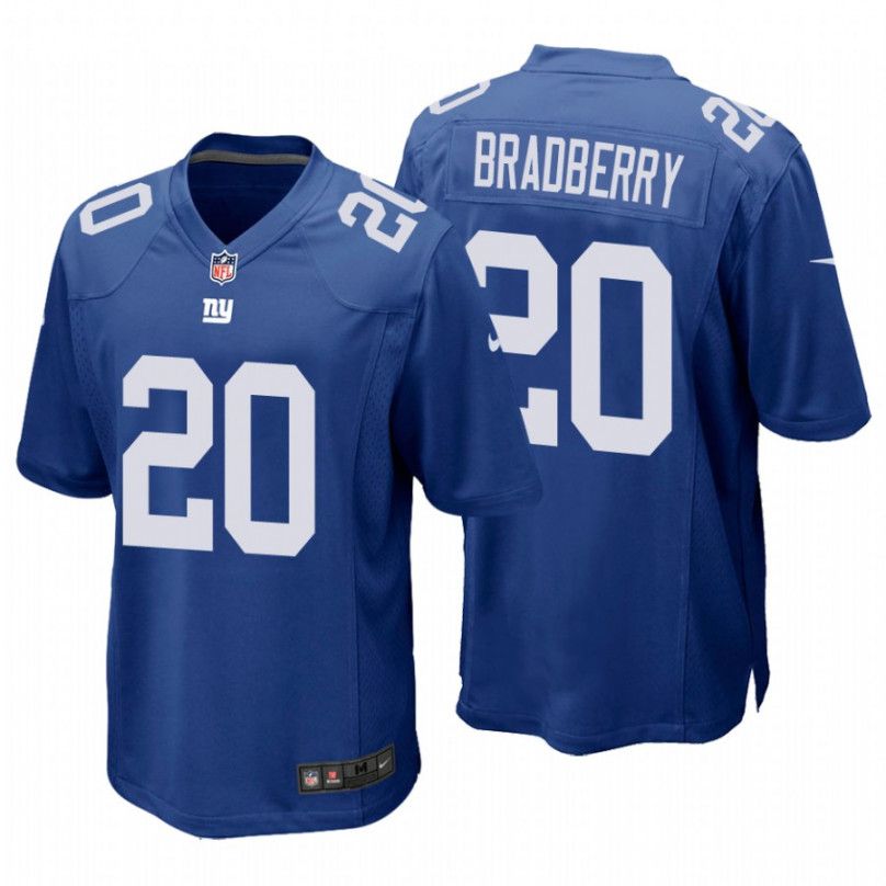 Men New York Giants #20 James Bradberry Nike Royal Game Player NFL Jersey->new york giants->NFL Jersey